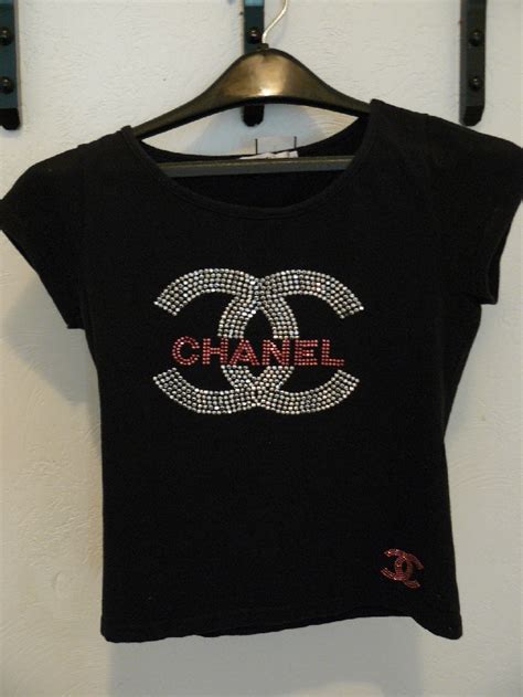 chanel t shirt ebay|chanel t shirt price.